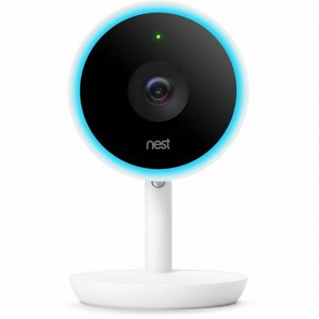 Вътрешна камера с бяла поддръжка на Wi-Fi Nest Labs