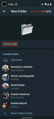 Hur man skapar chattmappar Telegram 6