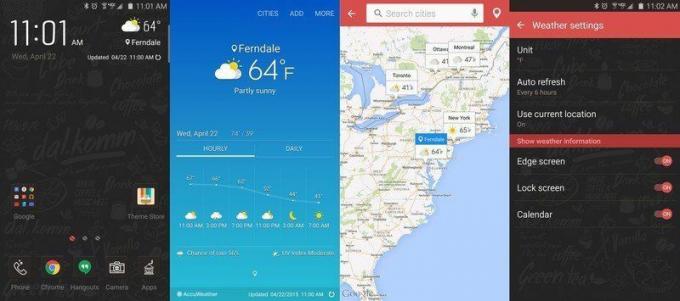 Počasí na Galaxy S6