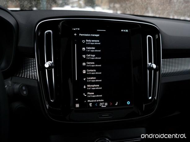 Android Automotive atļaujas