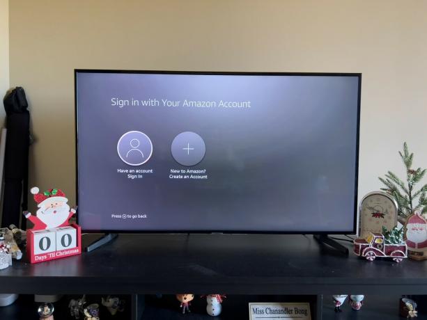 הגדר Amazon Fire Tv Stick היכנס לחשבון אמזון
