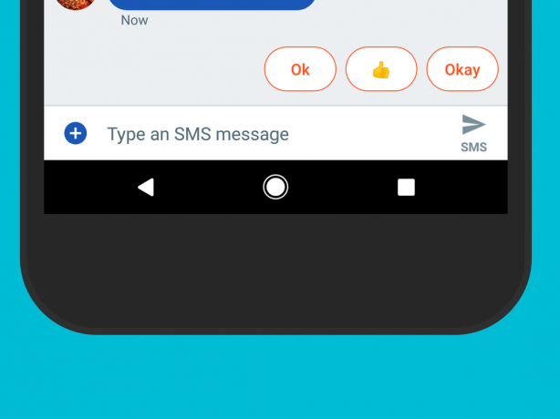 Android Messages viedās atbildes