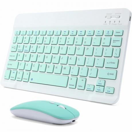 Клавиатура и мышь Acolarid Ultra-Slim перезаряжаемые Bluetooth