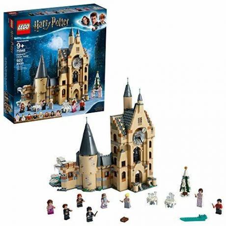 LEGO Hario Poterio Hogvartso laikrodžio bokštas 75948 Statykite ir žaiskite bokštą su Hario Poterio minifigūrėlėmis, populiaria Hario Poterio dovana ir žaidimo rinkiniu su Ronu Vizliu, Hermiona Granger ir kt. (922 dalys)