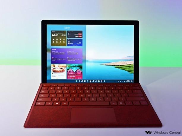 Widget Surface Pro de Windows 11