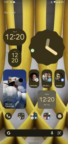 Widgets Android 12 bêta 5