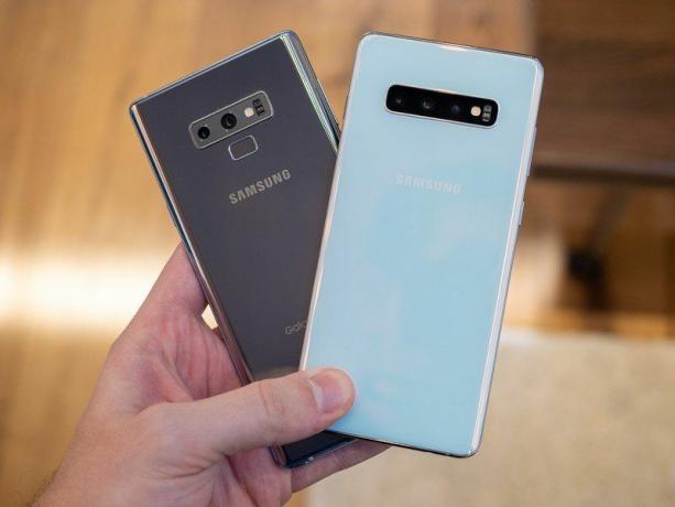 Galaxy S10+ e Galaxy Note 9