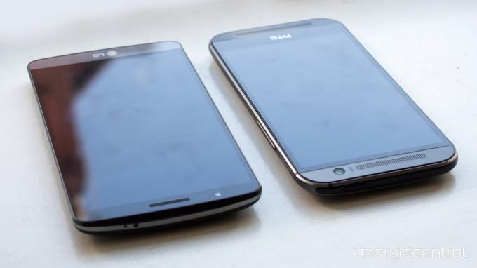 „LG G3“, „HTC One M8“