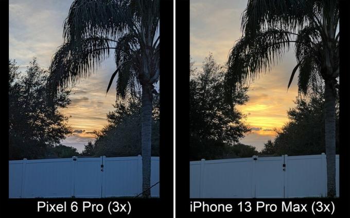 Pixel 6 Pro versus Iphone 13 Pro Max Zoom Day
