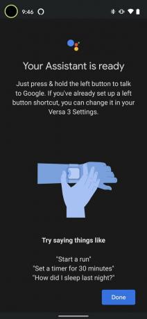 Jak nastavit Google Assistant Fitbit Krok 6