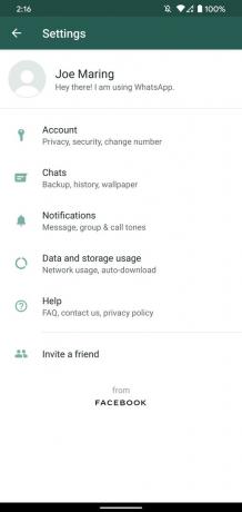 Настройване на двуфакторно удостоверяване в WhatsApp