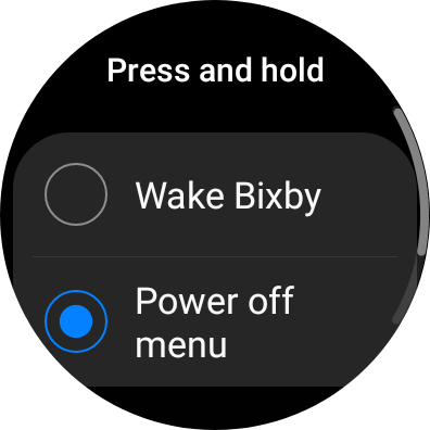 Кнопки изменения на Galaxy Watch 4