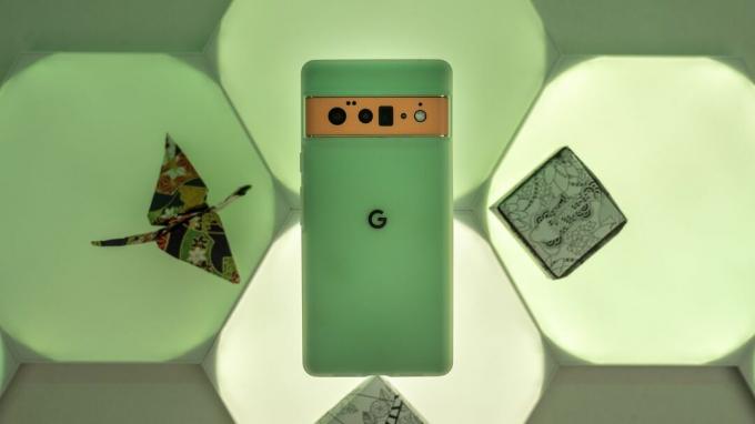 ظهر هاتف Pixel 6 Pro باللون الأخضر