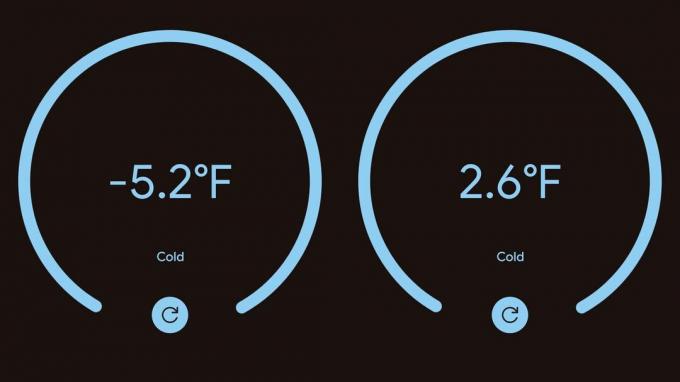 Mäter temperaturen på frusna föremål med Google Pixel 8 Pro