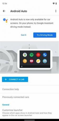 Aplikacja do ekranów telefonów Android Auto