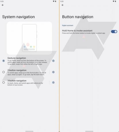 Opzione di pressione prolungata del pulsante Home di perdita di Android 13