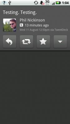 Tweetdeck Android ierīcēm