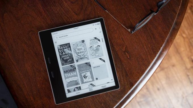 Вкладка библиотеки Kindle Oasis 2-го поколения