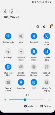 „Samsung“ mėlynos šviesos filtras