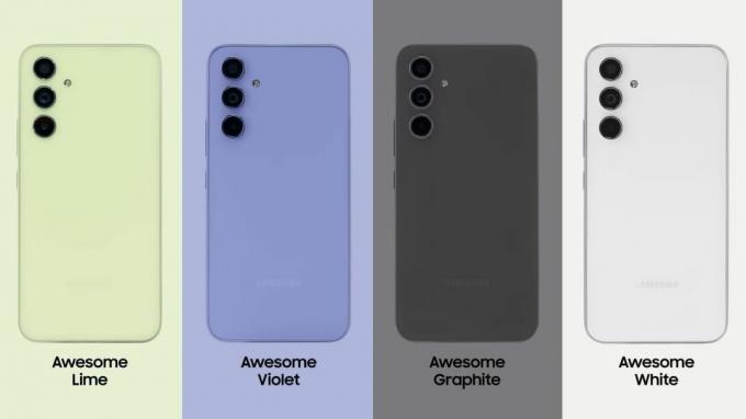 Όλα τα χρώματα του Samsung Galaxy A54
