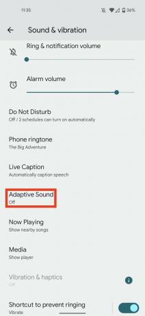 כיצד לאפשר צליל אדפטיבי של Google Pixel 1