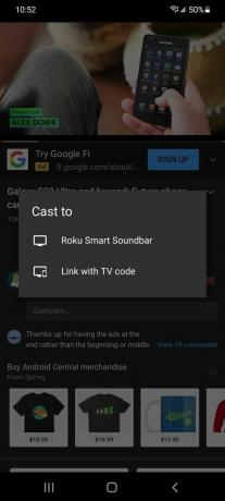 „Android Cast Roku“
