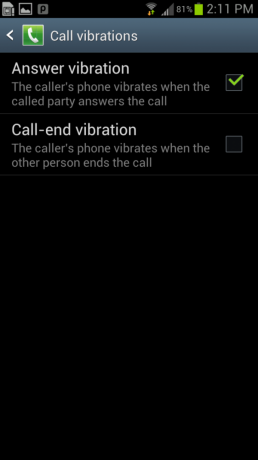 sureguliuoti skambučio vibraciją