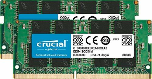 Комплект Crucial 32 ГБ (16 ГБ x 2) DDR4 2400 МТ / с (PC4-19200) DR x8 SODIMM 260-контактная память - CT2K16G4SFD824A