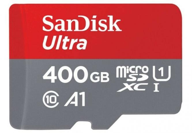 بطاقة microSD بسعة 400 جيجا بايت من سانديسك