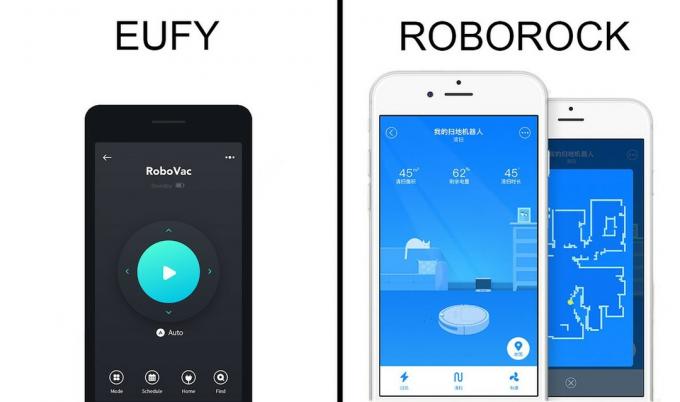 Εφαρμογές Eufy vs Roborock